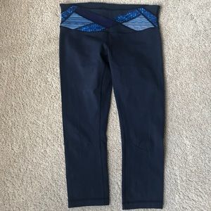 Lululemon Wunder Under crop leggings size 8